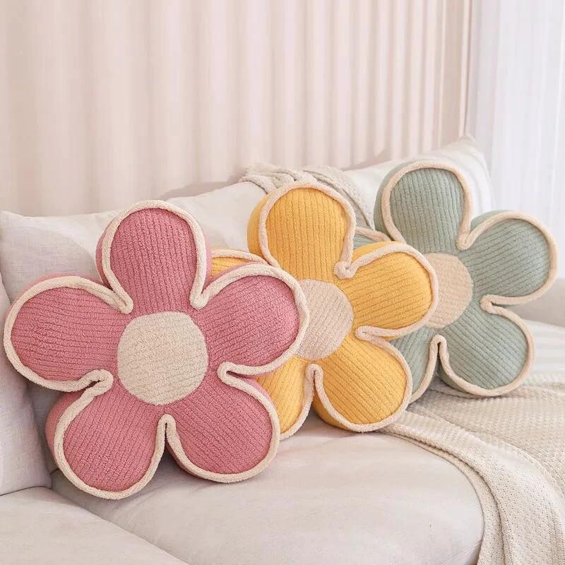 Pastel Fluffy Flower Cushion by Bowlift