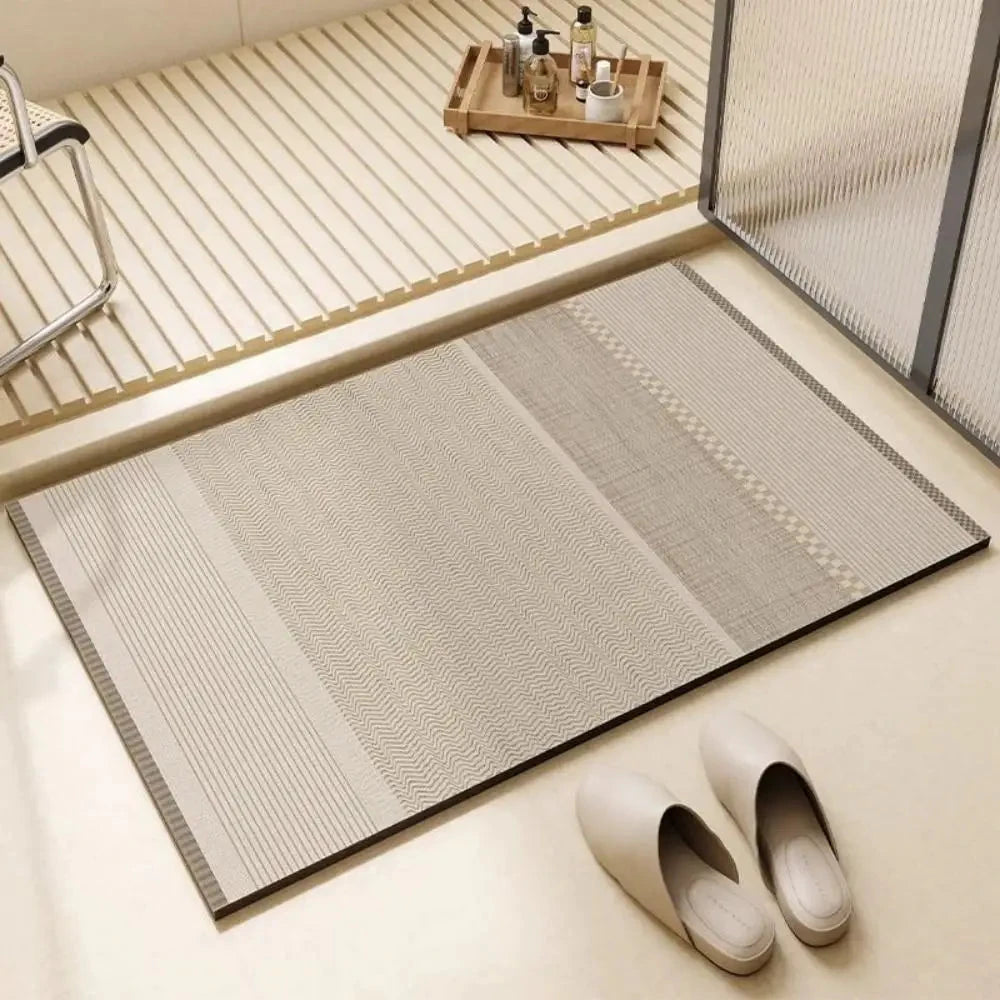Non-slip Diatomite Bath Mat Kitchen Mat Door Mat Shower Mat by BowLift