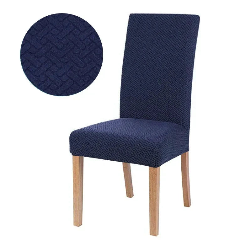 Chair Cover Velvona | Elastic & Thick Padded | Jacquard Stretch Cover | Washable & Wrinkle-Free by BowLift