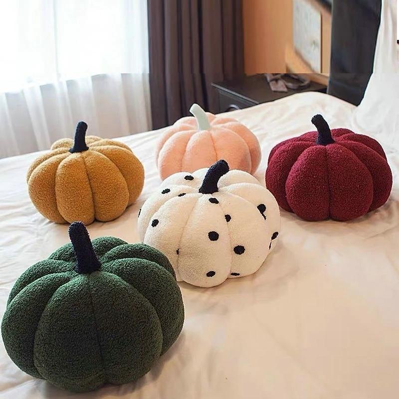 Dot Pumpkin Cushion by Bowlift