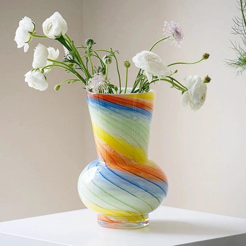 Rainbow Chubby Vase by Bowlift