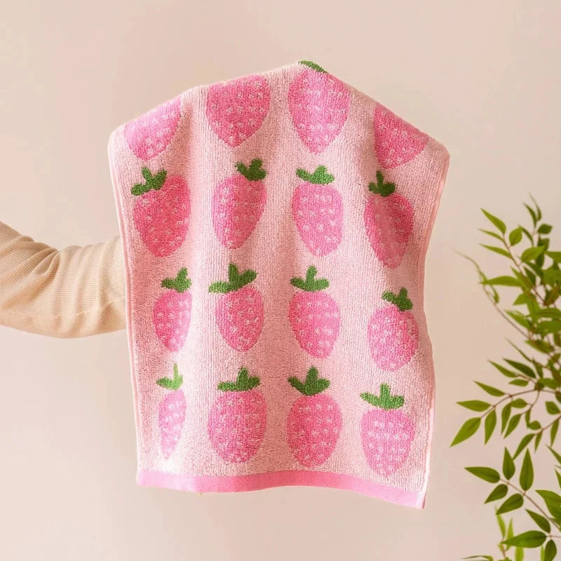Strawberries Towel by Bowlift