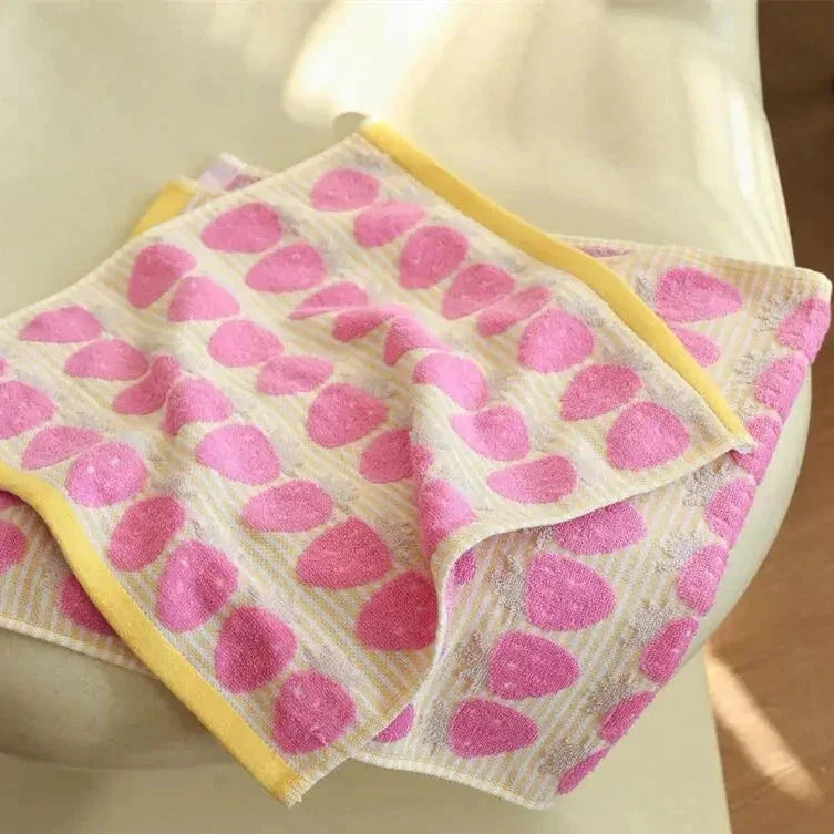 Strawberry Series Cotton Towel Collection by Bowlift