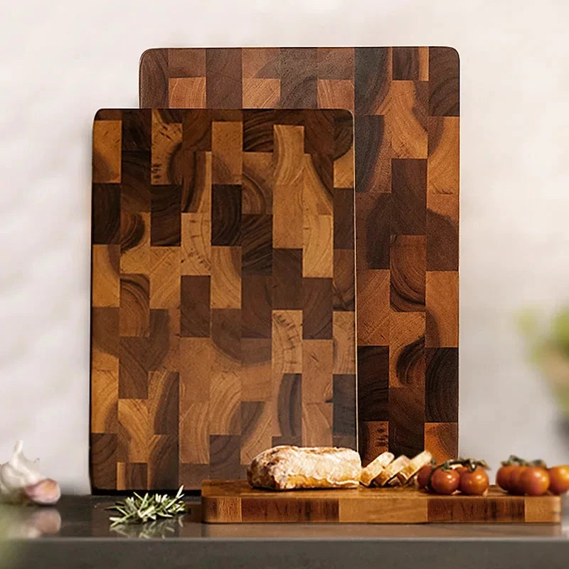 Half-cut wooden cutting board Bowlift by Bowlift
