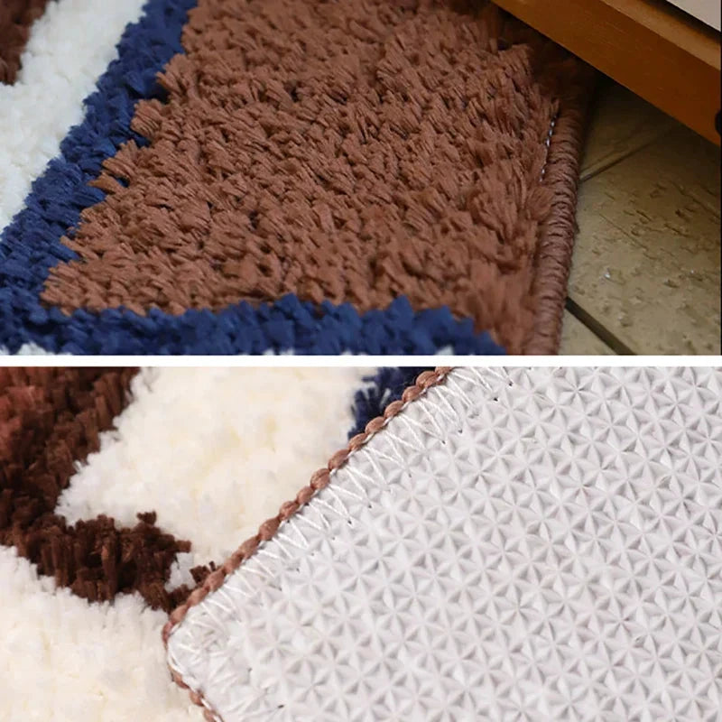 illustrative Grid Rug by Bowlift