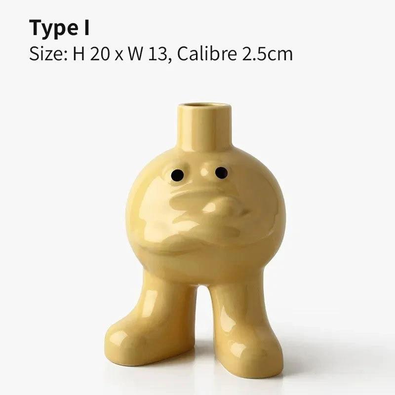 Character Ceramic Vase by Bowlift