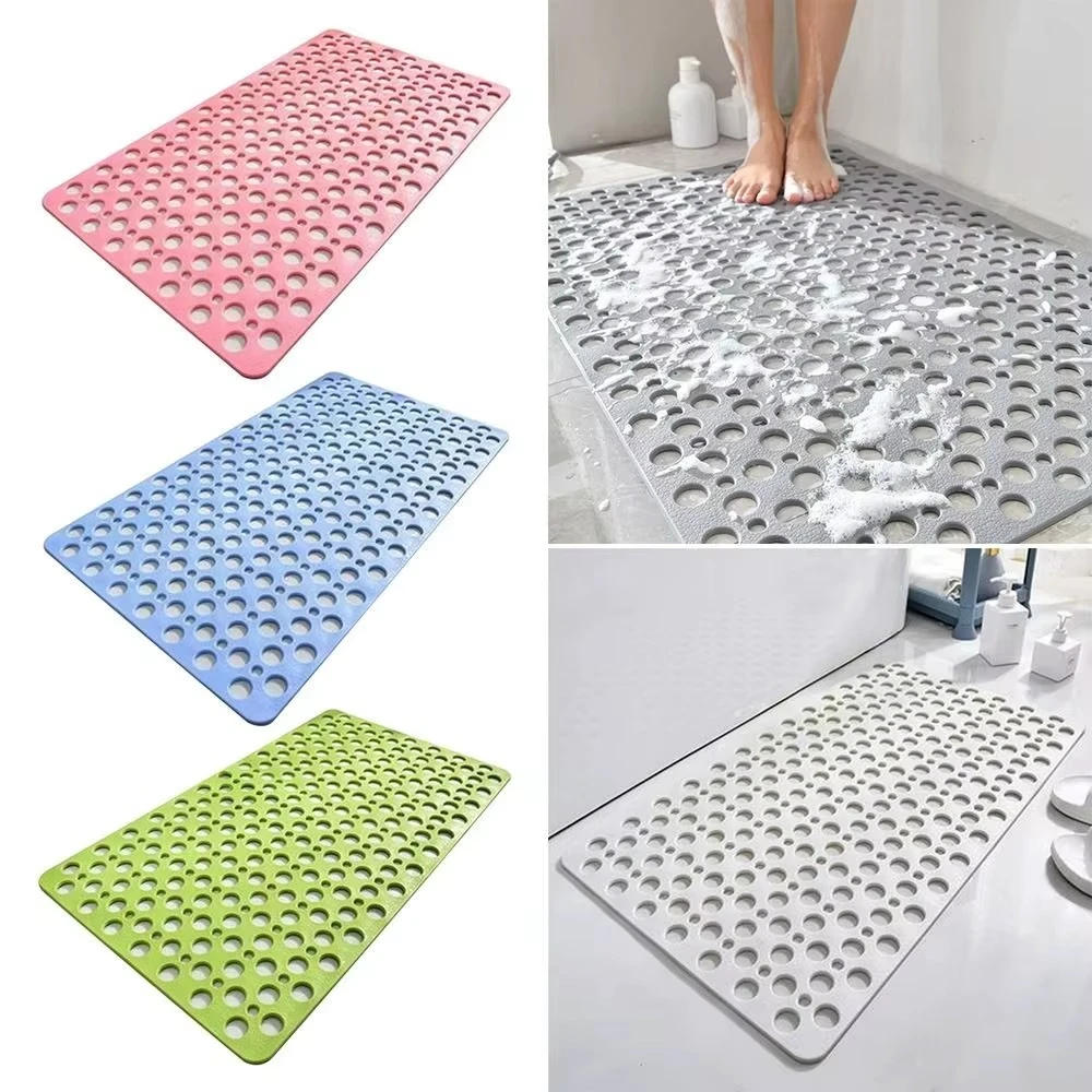 Extra-Porous TPE Non-Slip Shower Mat with Strong Suction, Anti-Mold, Machine Washable by BowLift
