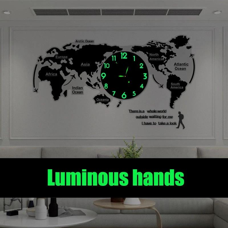 Artsy Time Unique Acrylic 3D DIY Wall Clock by BowLift