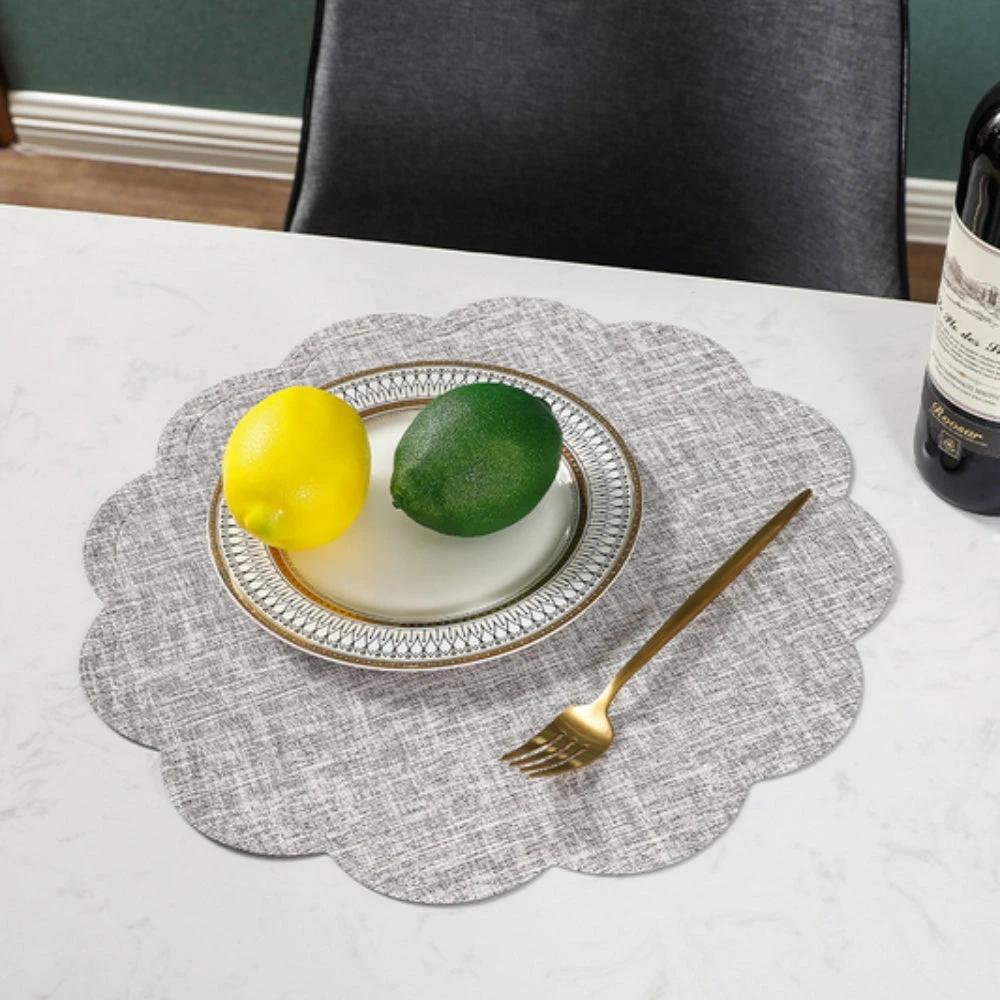 Scalloped Waterproof Placemat by Casa & Beyond
