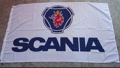 Scania Car Flag 3X5 Ft Polyester Banner USA 90x150cm by flagsjustdoit