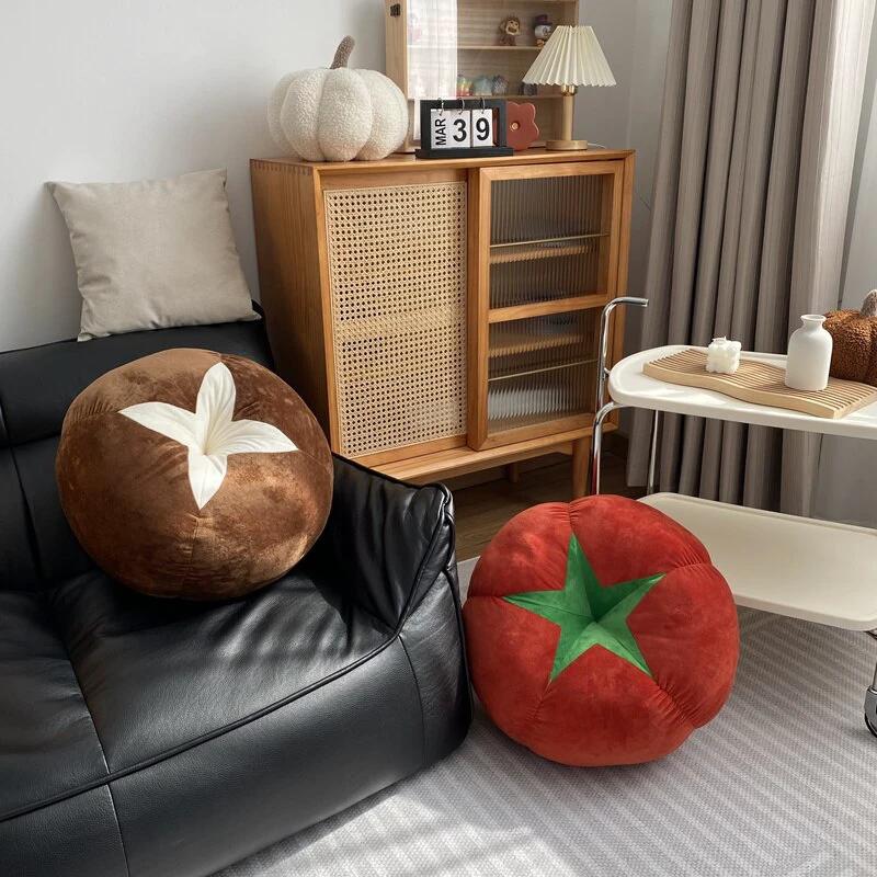 Fluffy Vegetable Cushions by Bowlift