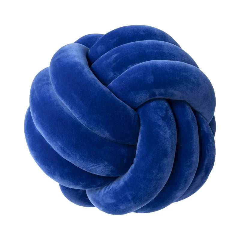 Plush Knot Cushion (Velvet) by Bowlift