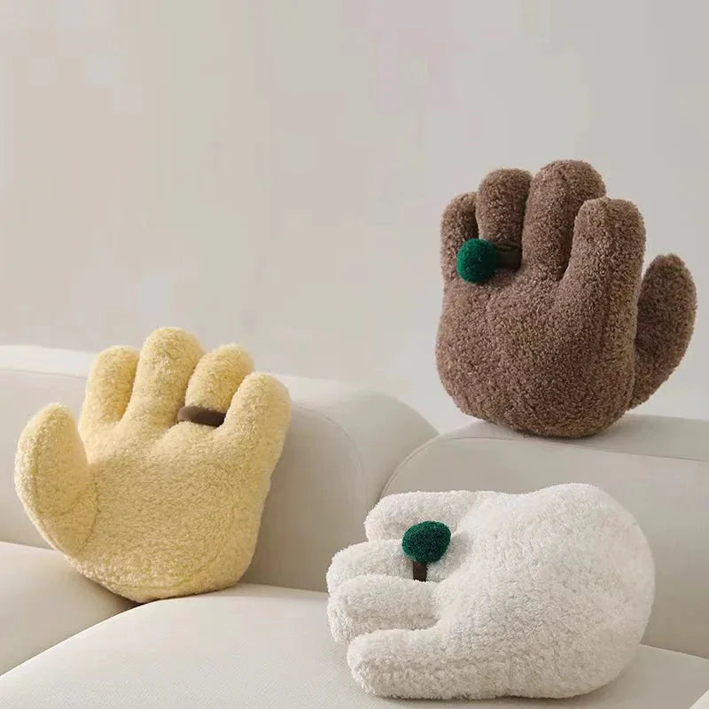 Fluffy Hand Cushions with Ring by Bowlift