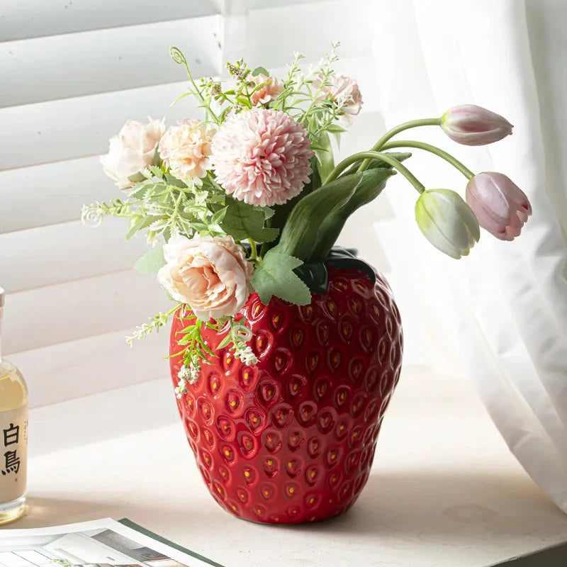 Ugly Strawberry Vase by Bowlift