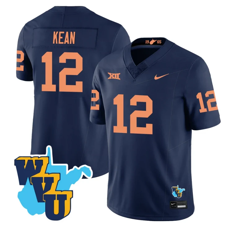 Ty'Kieast Crawford Jersey #74 West Virginia Mountaineers 1965-2025 Throwback Gold by My Store