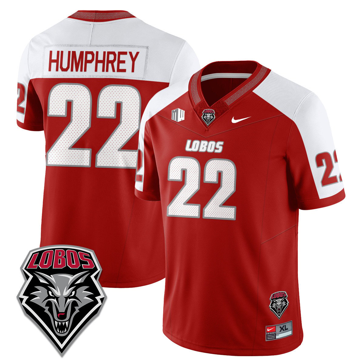 Scottre Humphrey Jersey #22 UNM Lobo Football 2025 Stitched Alternate by NCAA Football Jersey