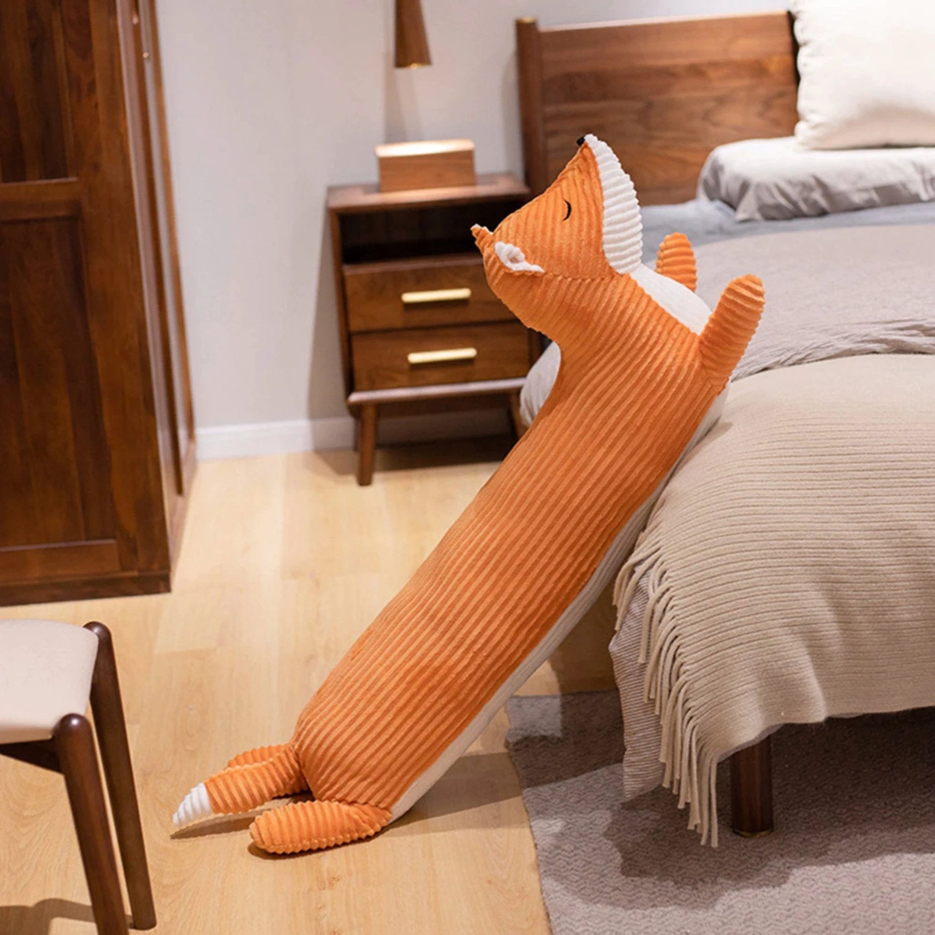 Dog & Fox Pillow by Bowlift