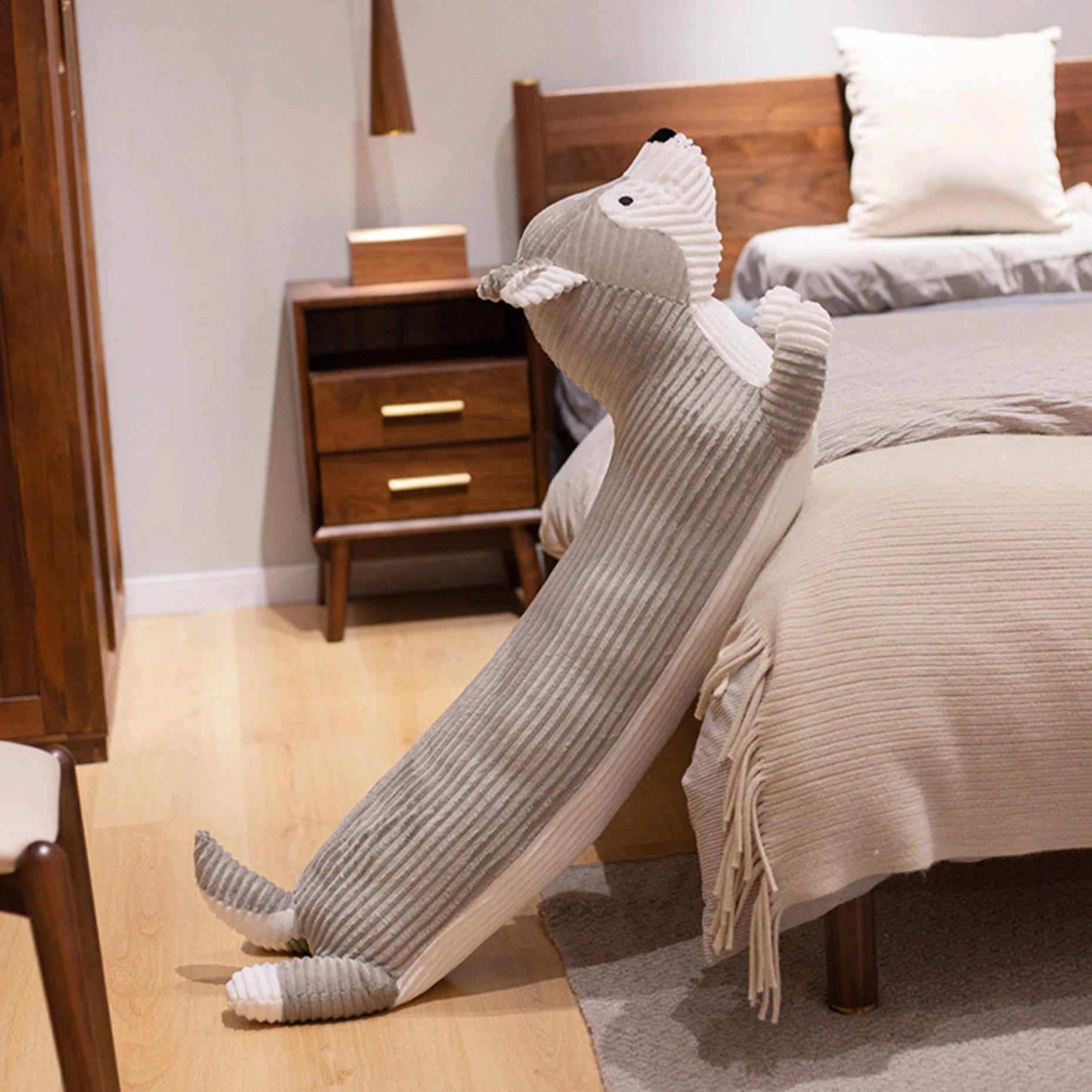 Dog & Fox Pillow by Bowlift