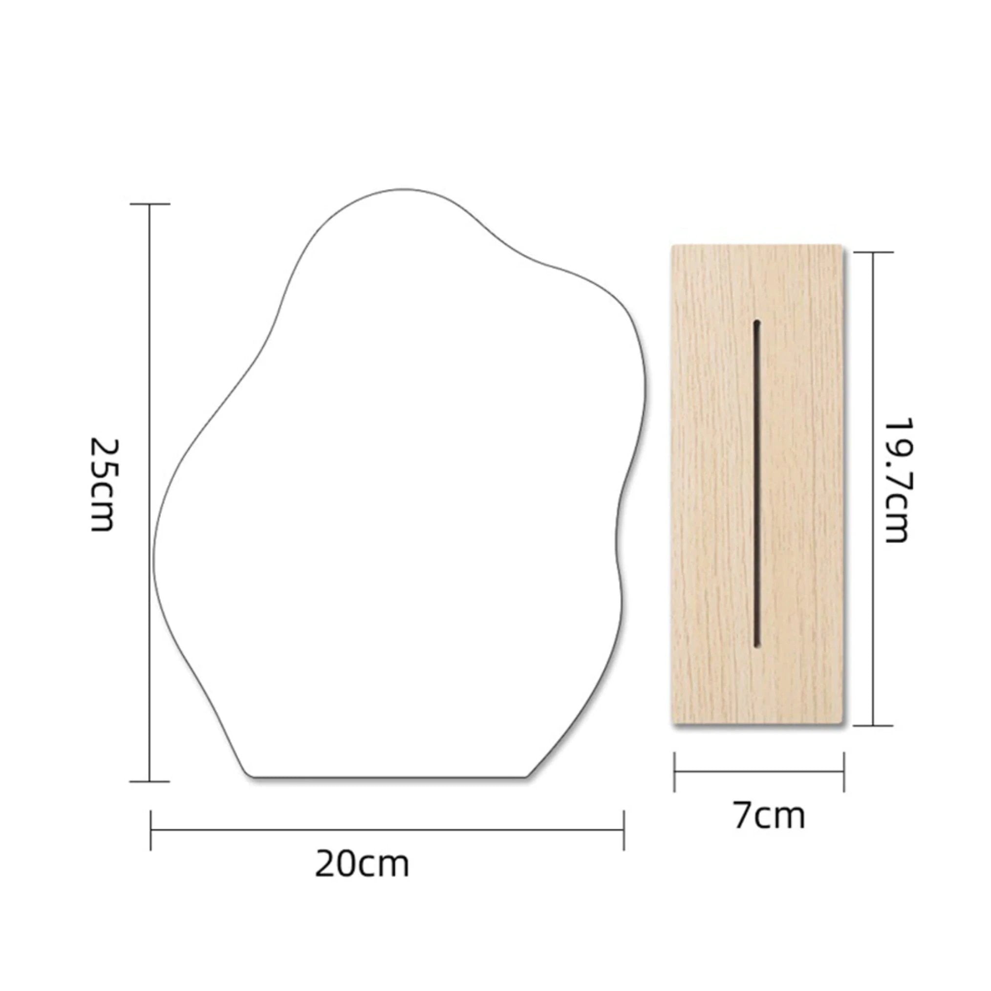 Wavy & Curvy Mirror by Bowlift