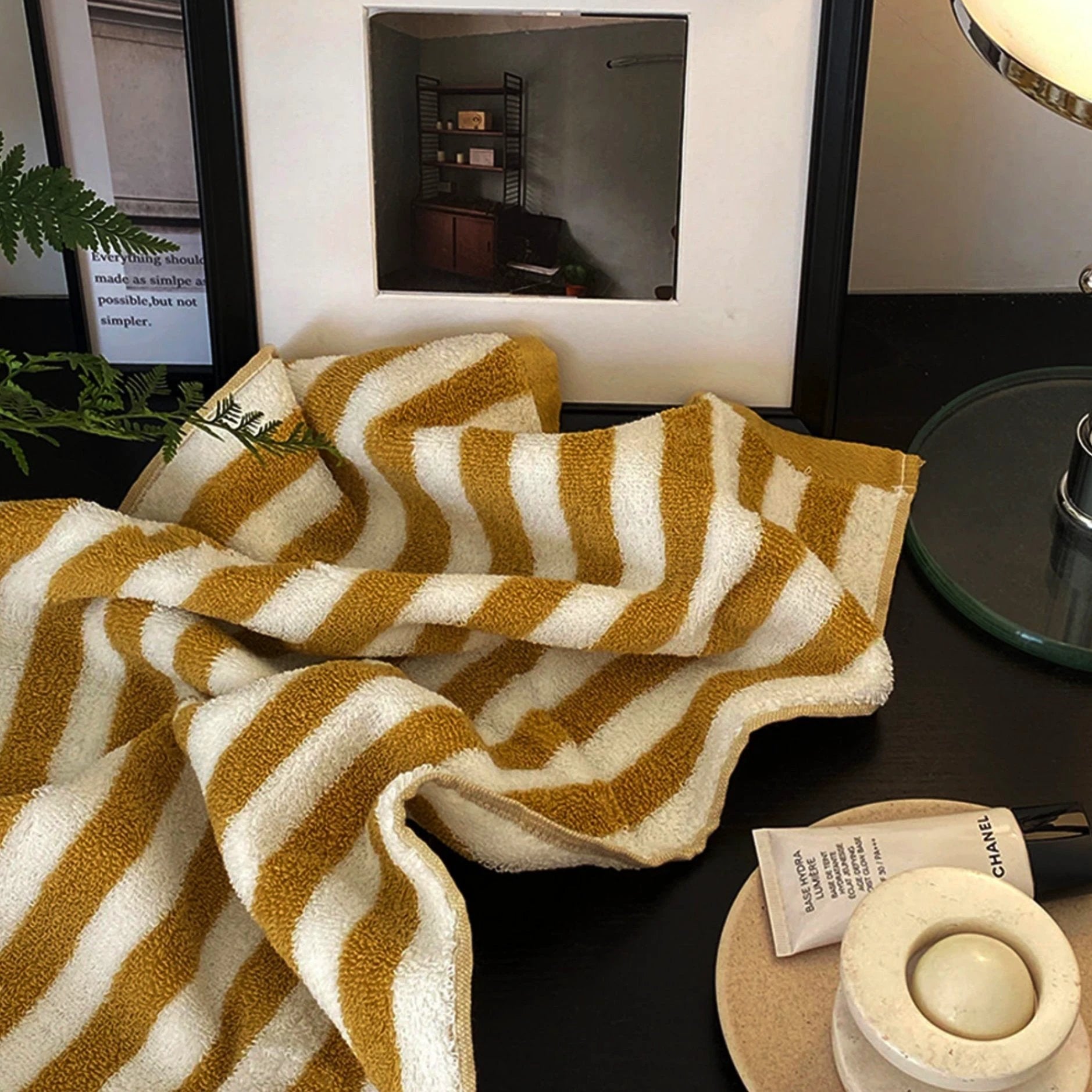 Colourful Checkerboard & Stripe Towels by Bowlift