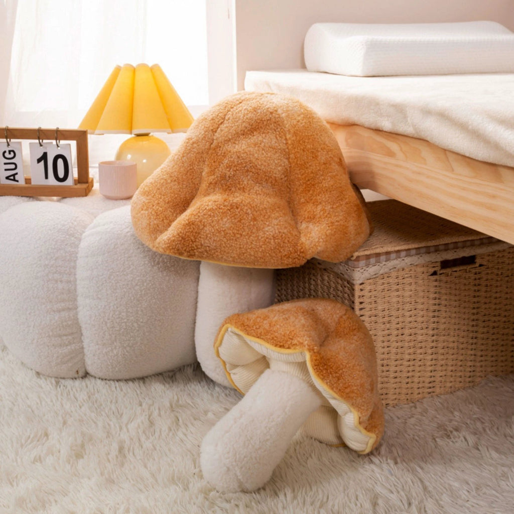 Fluffy Mushroom Cushion by Bowlift