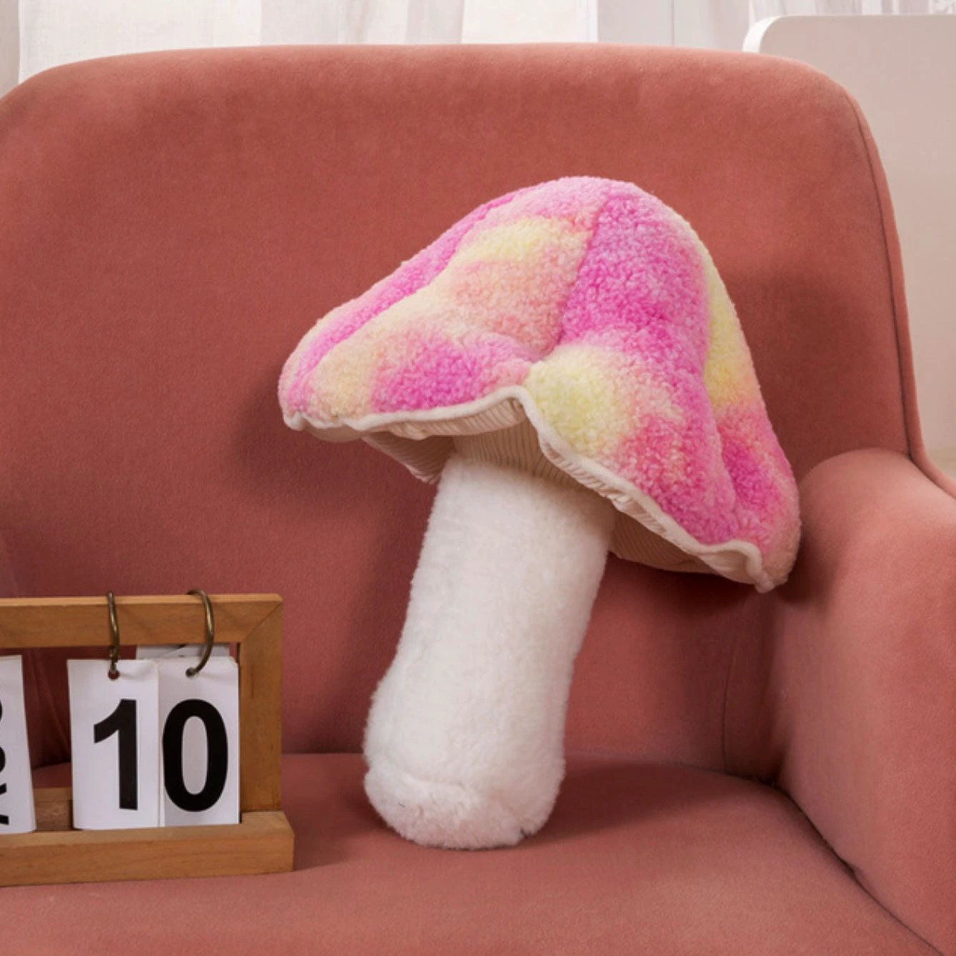 Fluffy Mushroom Cushion by Bowlift