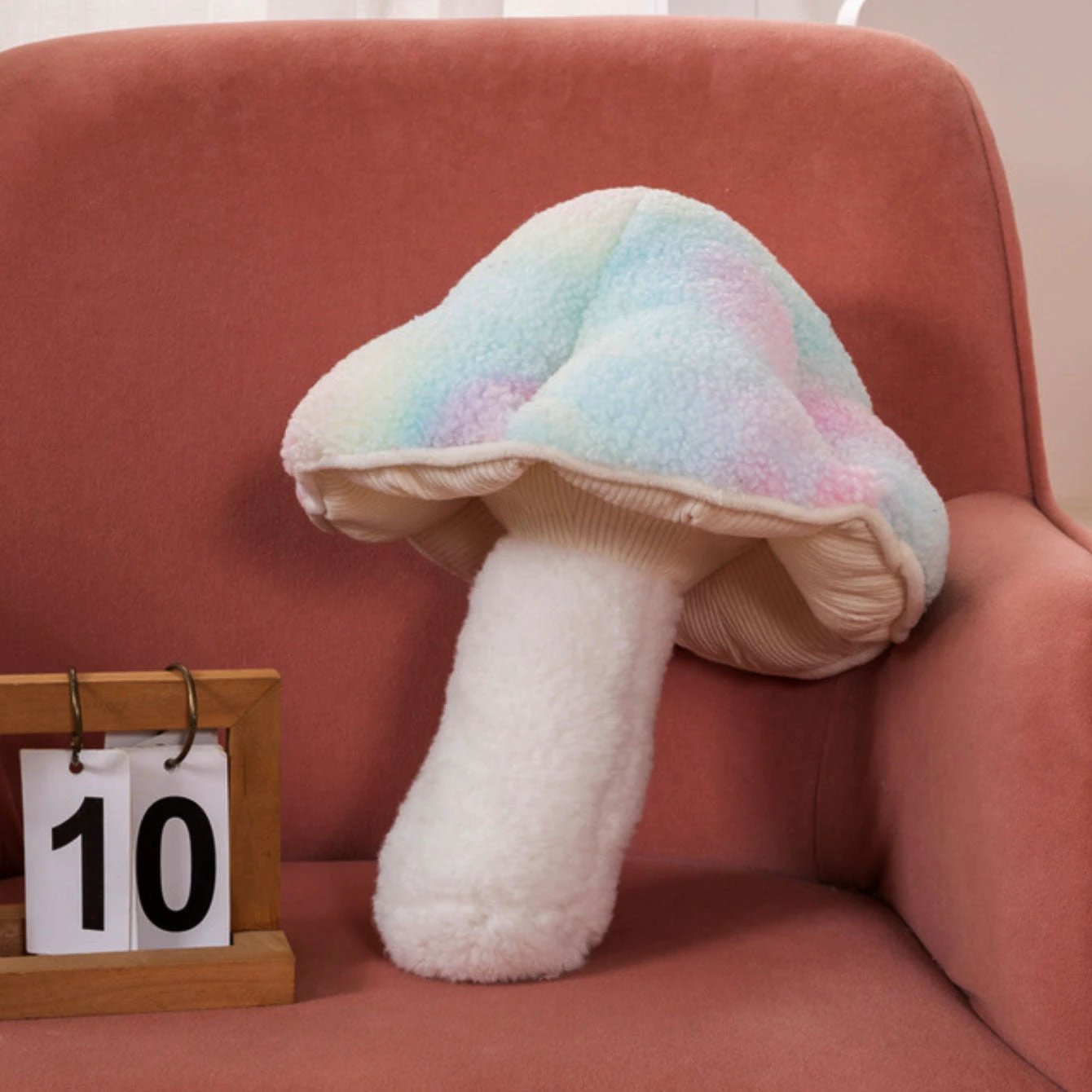 Fluffy Mushroom Cushion by Bowlift