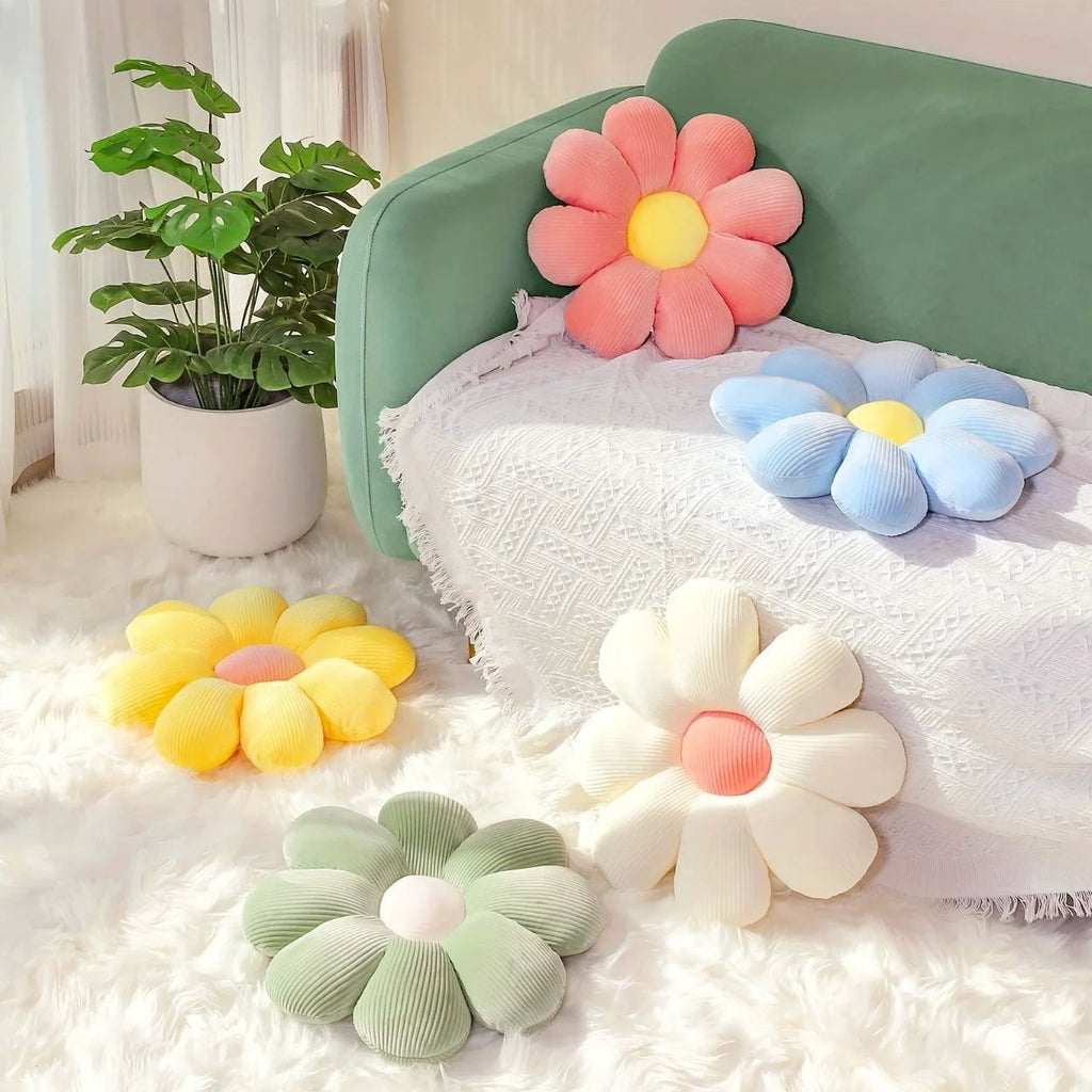 Daisy Plush Cushion by Bowlift