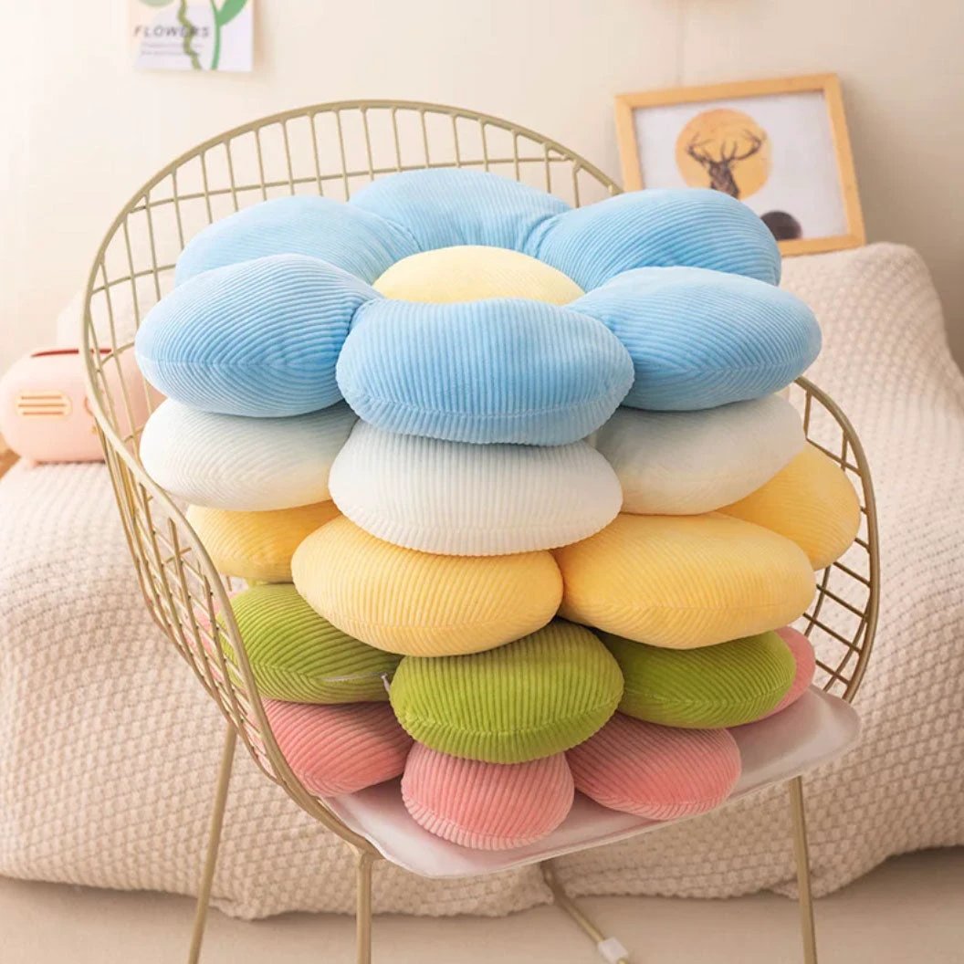 Daisy Plush Cushion by Bowlift