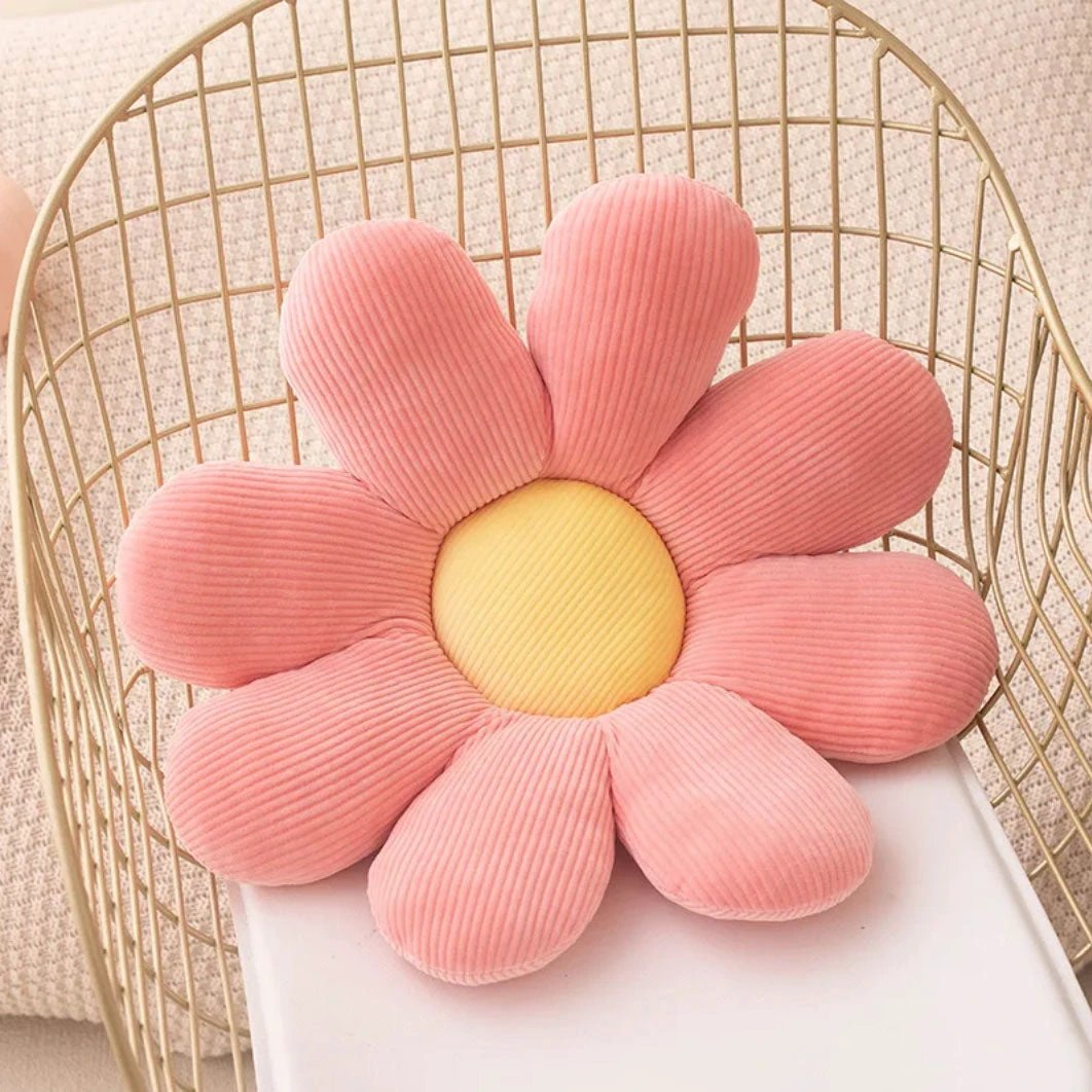 Daisy Plush Cushion by Bowlift