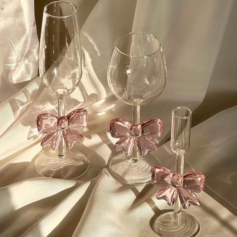 Glass Bow Candleholder by Bowlift