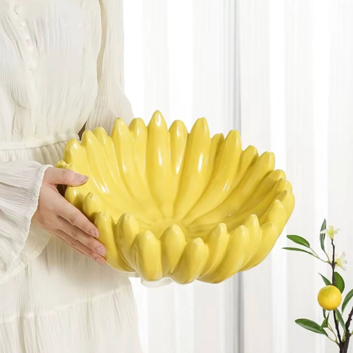 Banana Ceramic Storage Tray by Bowlift