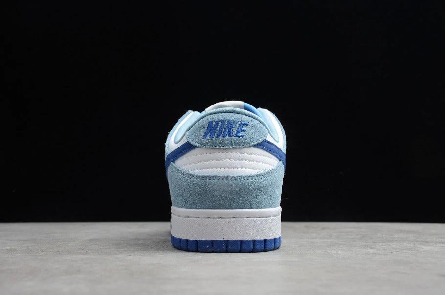 NK Dunk Low White Light Blue Dark Blue by Air Jordan