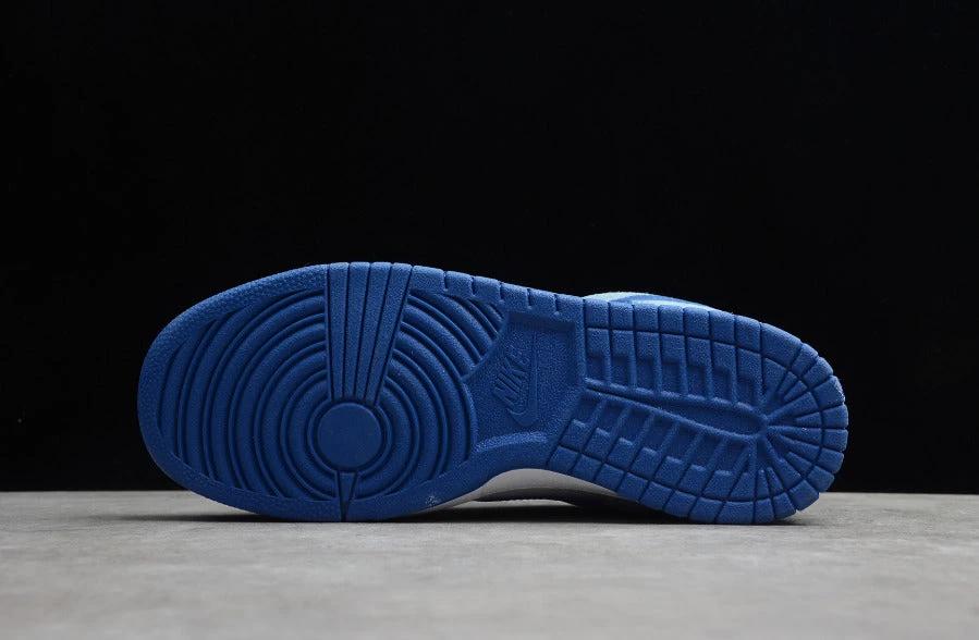 NK Dunk Low White Light Blue Dark Blue by Air Jordan