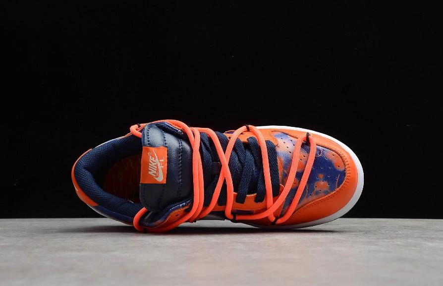 Off-White X Futura X NK Dunk Low Orange White Blue by Air Jordan