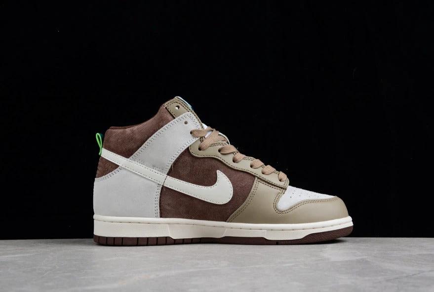 NK Dunk High Light Chocolate by Air Jordan