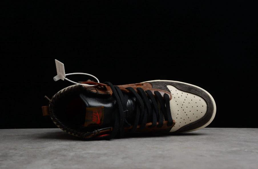 Bodega X NK Dunk High “Legends” Brown Beige White by Air Jordan