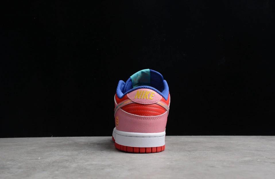 Cactusplantfleamarket X NK Dunk Low White Rainbow by Air Jordan