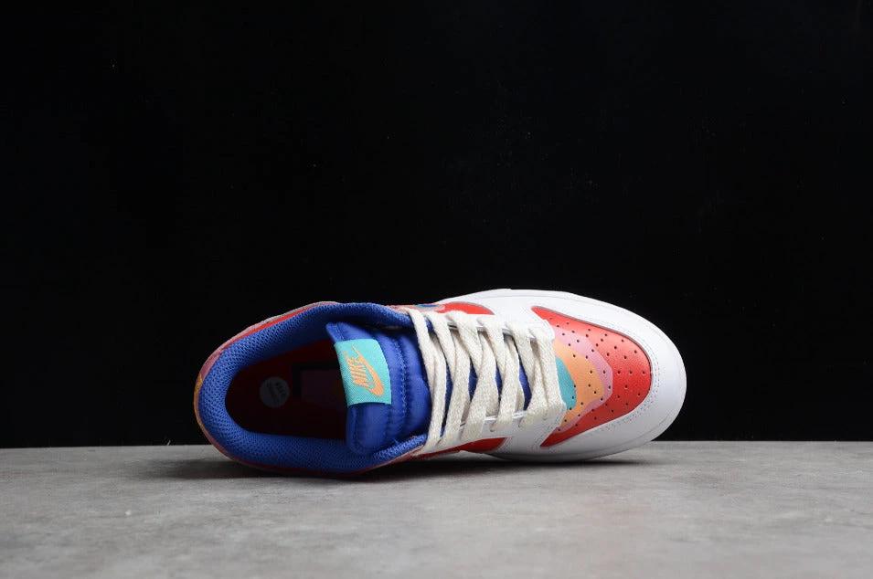 Cactusplantfleamarket X NK Dunk Low White Rainbow by Air Jordan