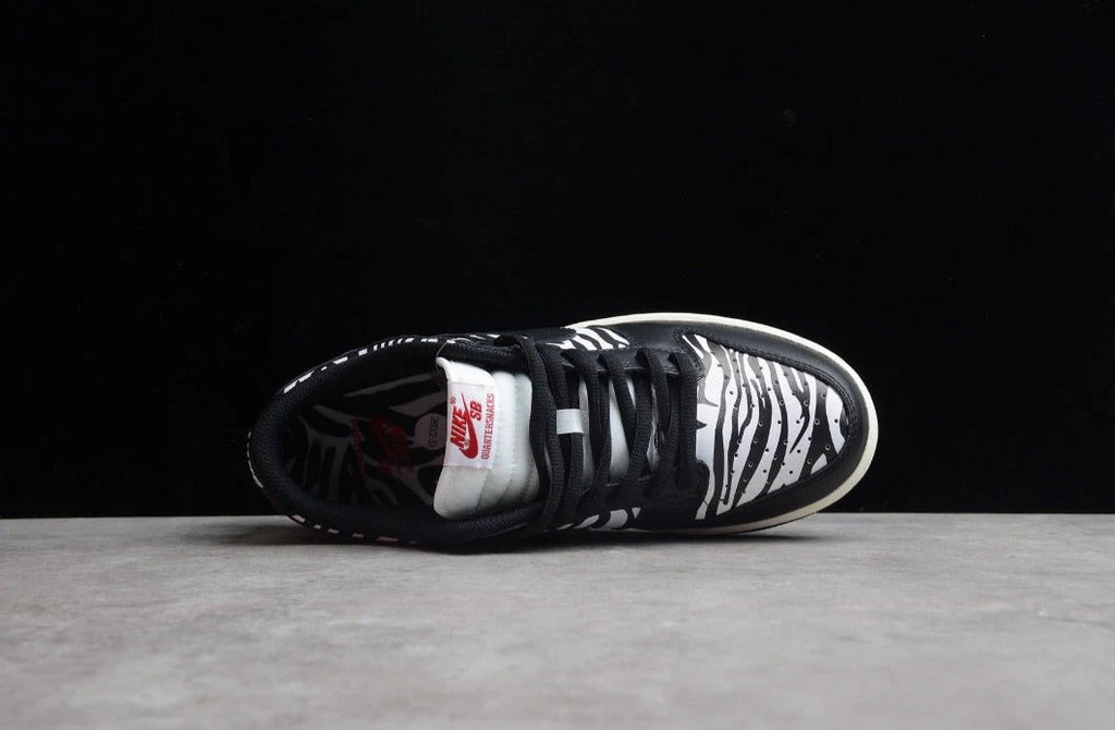 Quartersnacks X NK Dunk Low Zebra by Air Jordan