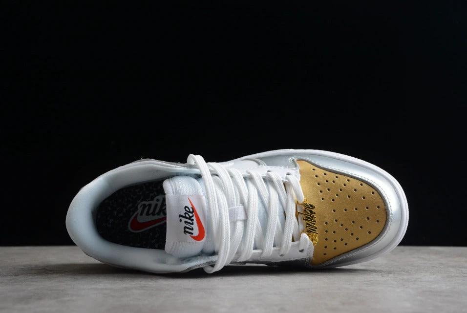NK Dunk Low Silver Gold by Air Jordan