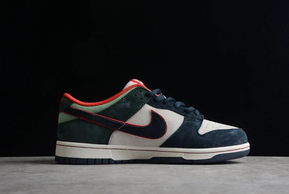 Otomo Katsuhiro X NK Dunk Low Steamboy OST Orchid Red Blackish Green by Air Jordan