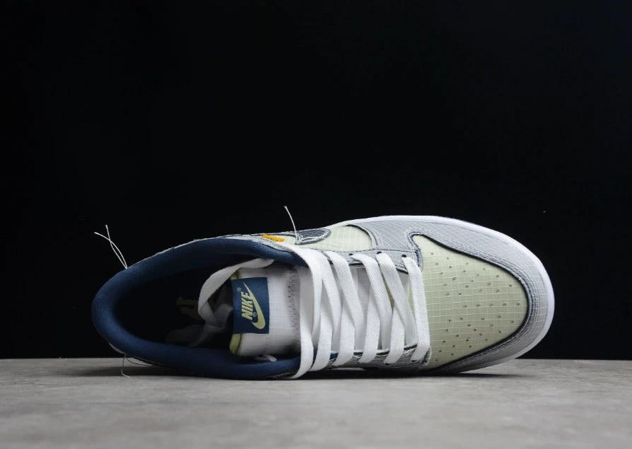 LA X NK Dunk Low Passport Pack Pistachio Navy by Air Jordan