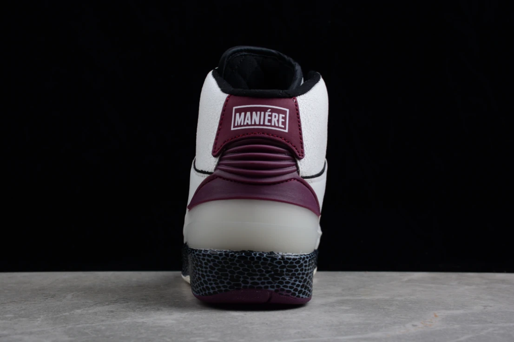 Off-White X Air Jordan 2 Retro SP White Dark Purple Black by Air Jordan