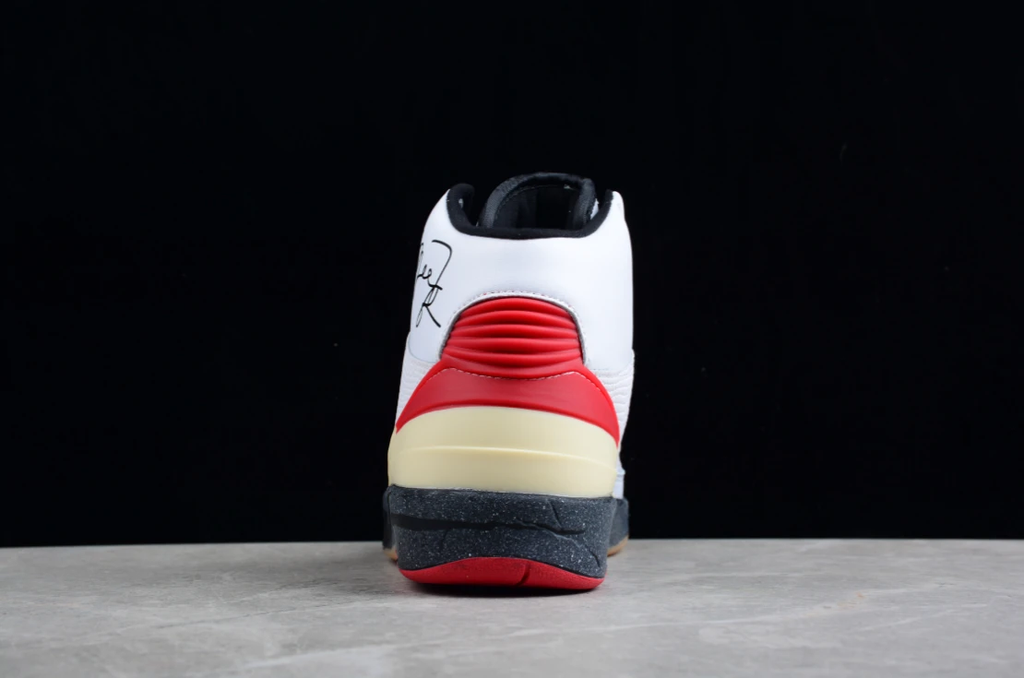 Off-White X Air Jordan 2 High White Varsity Red by Air Jordan