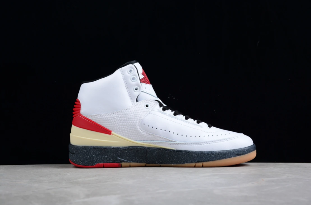 Off-White X Air Jordan 2 High White Varsity Red by Air Jordan