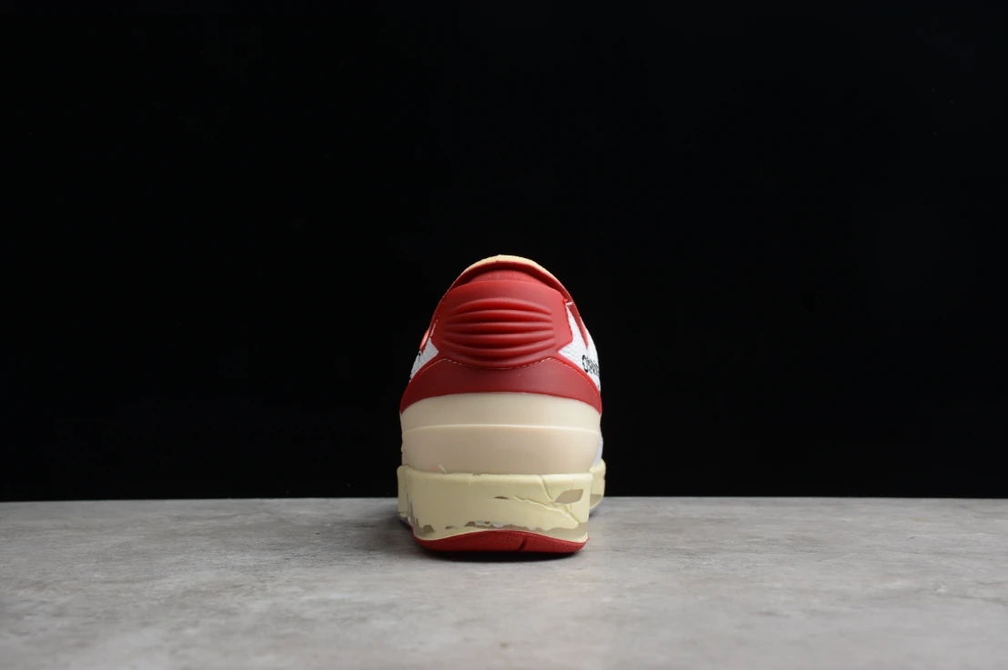 Off-White X Air Jordan 2 Low White Varsity Red by Air Jordan
