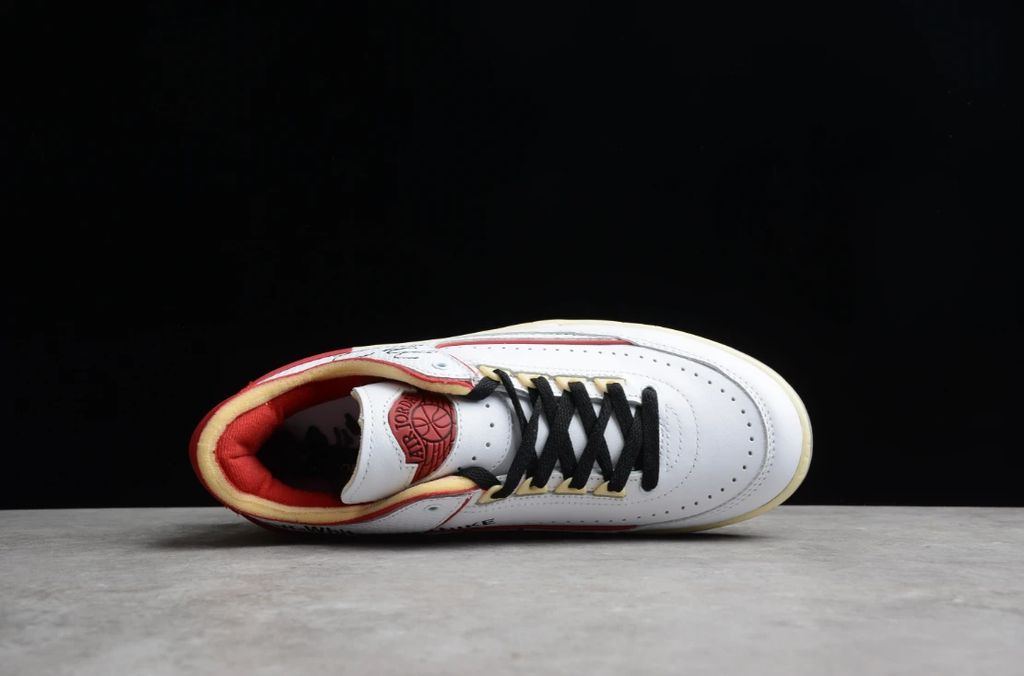 Off-White X Air Jordan 2 Low White Varsity Red by Air Jordan