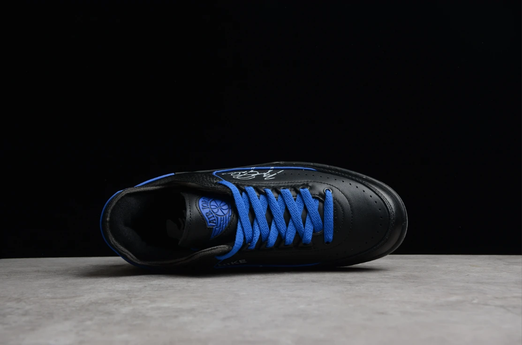 Off-White X Air Jordan 2 Low Black Varsity Royal by Air Jordan