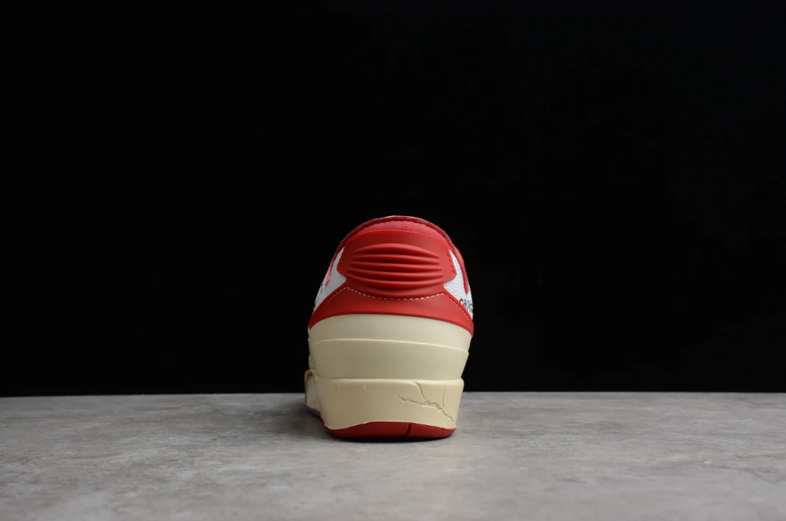 Off-White X Air Jordan 2 Low White Red by Air Jordan